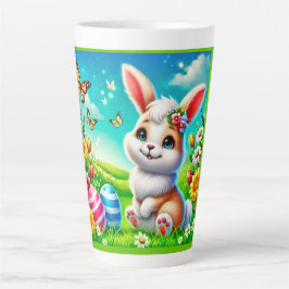 Taza De Café Latte Ein glücklicher Hasse