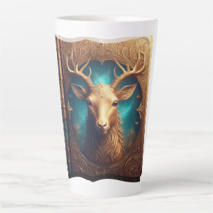 Taza De Café Latte Ejemplar encuadernado en cuero de una guía de caza