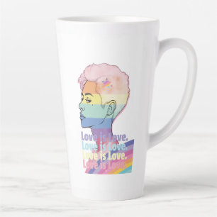 Taza De Café Latte El amor es amor