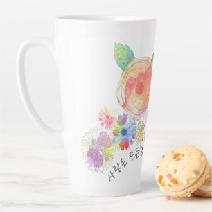 Taza De Café Latte El amor hace que todo sea hermoso en el menú latte