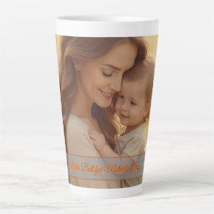 Taza De Café Latte El amor por el día de la madre - un momento de pur