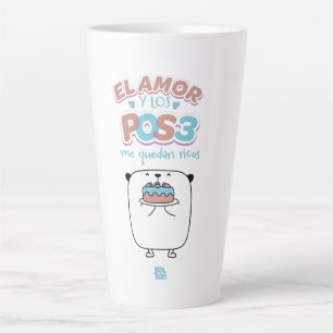 Taza De Café Latte │El amor y los postres