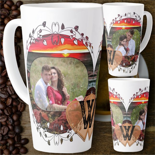 Taza De Café Latte El atardecer Banderas de Love 914 (Subido por el creador)