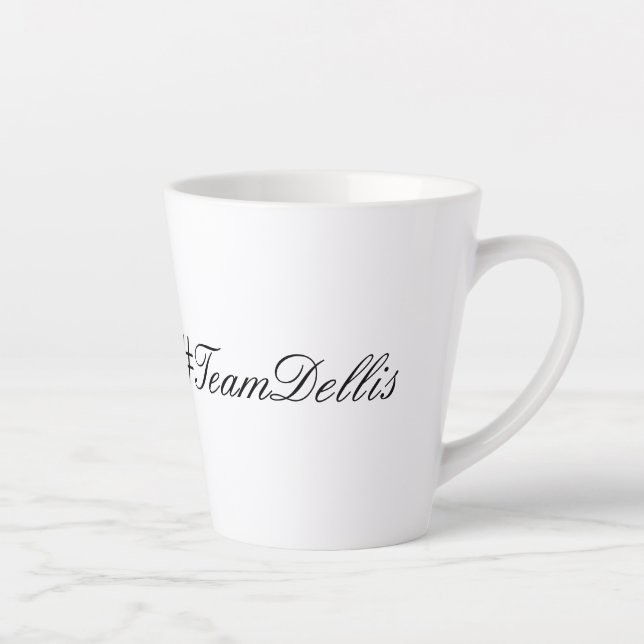 Taza De Café Latte El autor revolucionario #TeamDellis Mug (Derecha)