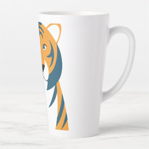 Taza De Café Latte El bozal de un tigre