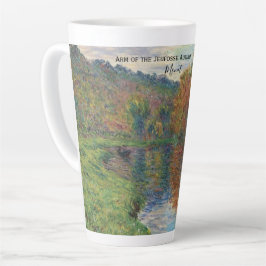Taza De Café Latte El brazo de Monet de la Jeufosse en otoño