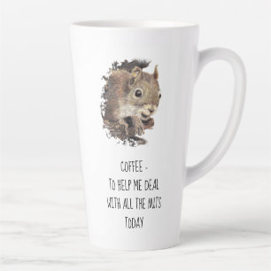 Taza De Café Latte El café me ayuda a lidiar con toda la ardilla de l