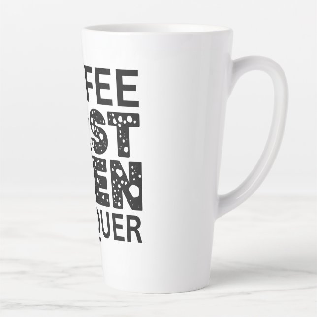 Taza De Café Latte El Café Primero Y Después La Conquista (Derecha)