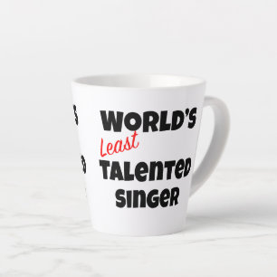 Taza De Café Latte El cantante menos talentoso del mundo: la masacre