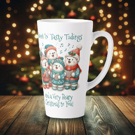 Taza De Café Latte ¡El canto de los osos polares tiene Navidades muy