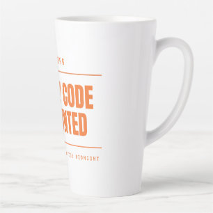 Taza De Café Latte El código heredado está embrujado Divertido Progra
