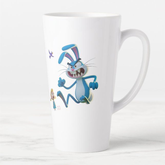 Taza De Café Latte El conejo enojado  (Derecha)