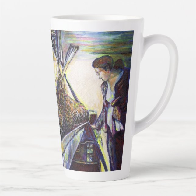 Taza De Café Latte El devastador destino de la vida (Derecha)