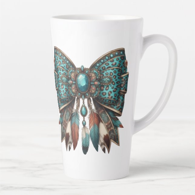 Taza De Café Latte el estilo de arco occidental (Derecha)