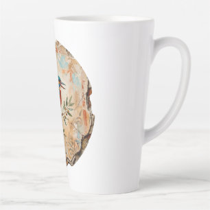 Taza De Café Latte El Fragmento del Martín Pescador: El Mensajero Azu
