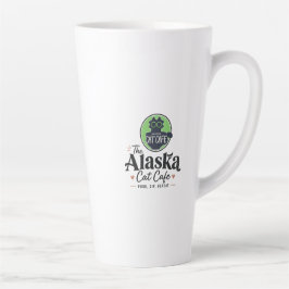 Taza De Café Latte El gato café de Alaska “Purr, Sip, Repeat”