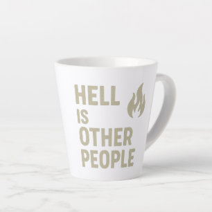Taza De Café Latte El infierno es otra gente