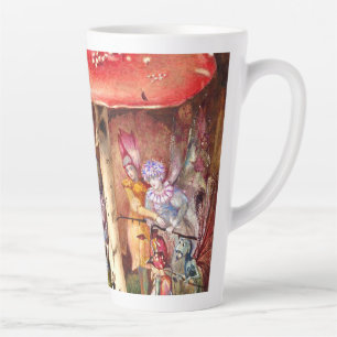 Taza De Café Latte El intruso John Anster Fitzgerald
