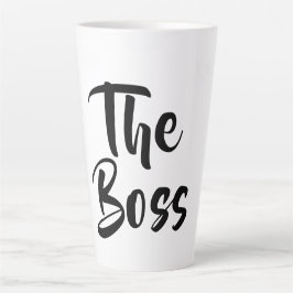 TAZA DE CAFÉ LATTE EL JEFE