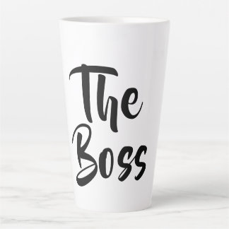 TAZA DE CAFÉ LATTE EL JEFE