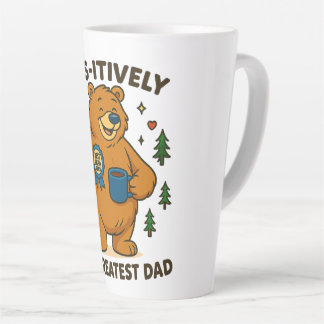 Taza De Café Latte El mejor oso de papá
