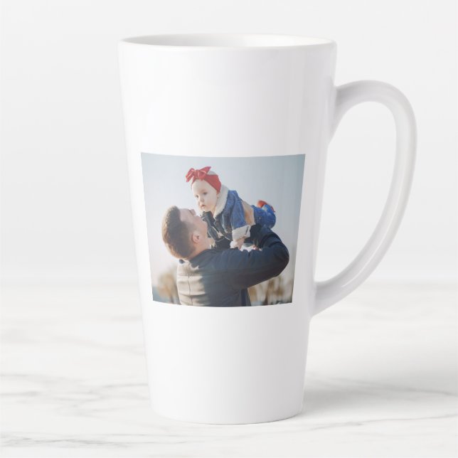 Taza De Café Latte El mejor regalo personalizado del día del padre (Derecha)