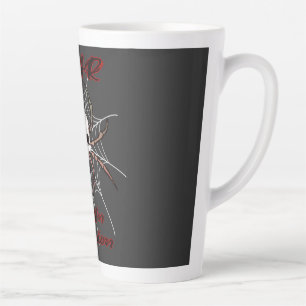 Taza De Café Latte El Miedo Es Una Ilusión - Espeluznante Araña De Ca
