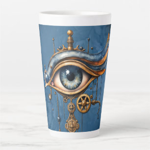 Taza De Café Latte El ojo mirante del universo