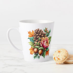 Taza De Café Latte El Otoño Es Hermoso Latte Mug