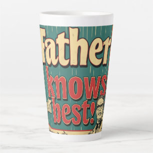 Taza De Café Latte El padre conoce el mejor arte digital