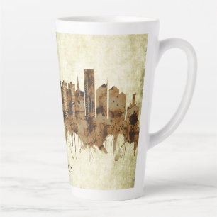 Taza De Café Latte El paisaje urbano de Lagos Nigeria