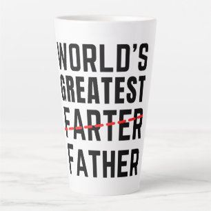 TAZA DE CAFÉ LATTE EL PEDORRERO MÁS GRANDE DEL MUNDO - PADRE - DÍA DE