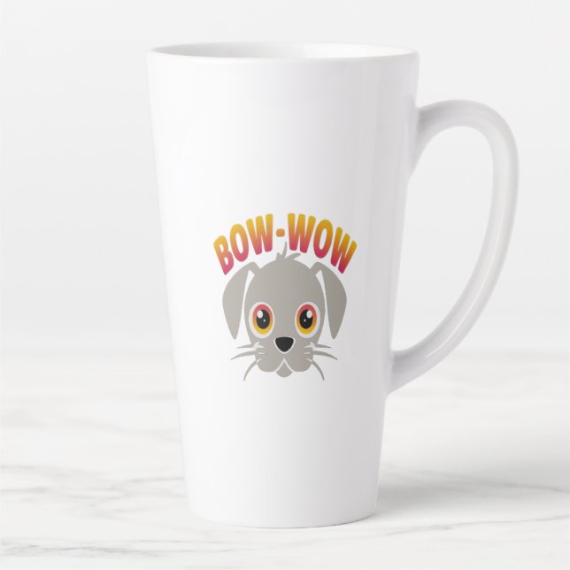 Taza De Café Latte El perro leal (Derecha)