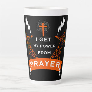 Taza De Café Latte El poder de la oración