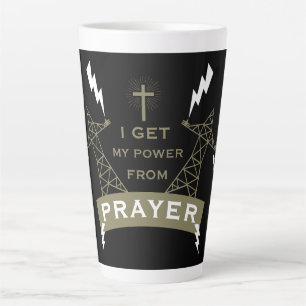 Taza De Café Latte El poder de la oración
