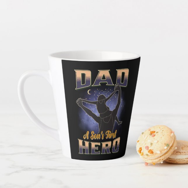 Taza De Café Latte El primer héroe de papá a hijo (In situ)