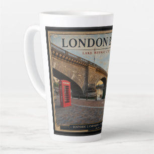Taza De Café Latte El Puente de Londres Lago Havasu