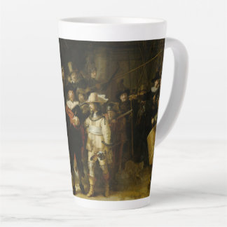 Taza De Café Latte El reloj nocturno Rembrandt