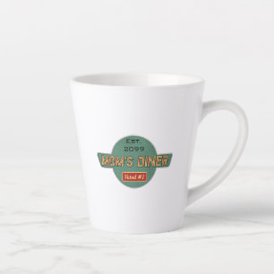 Taza De Café Latte El retro de mamá latte mug