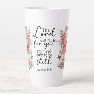 Taza De Café Latte El Señor luchará por ti