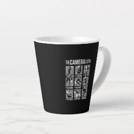 Taza De Café Latte El subtra de cámara