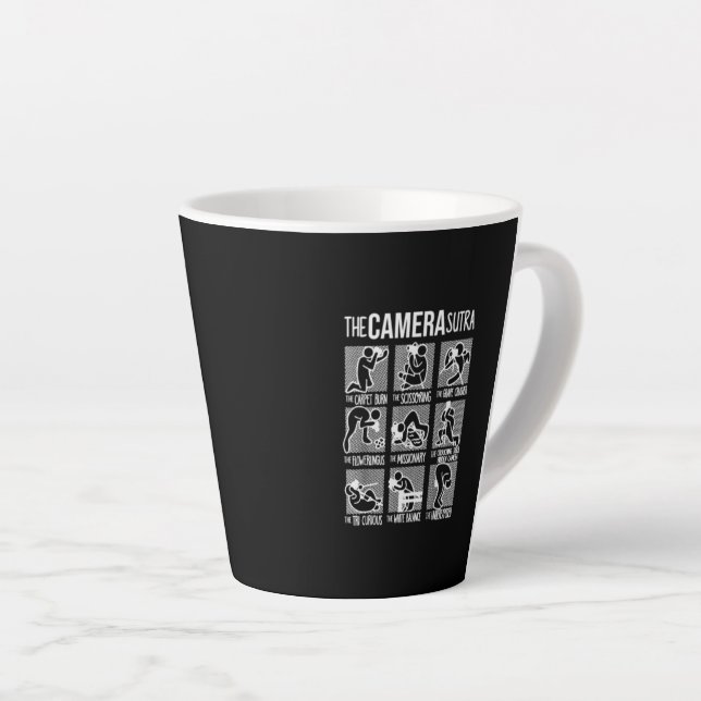 Taza De Café Latte El subtra de cámara (Ángulo derecho)