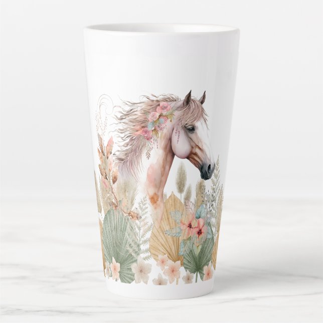 Taza De Café Latte El susurrador de caballos (Anverso)