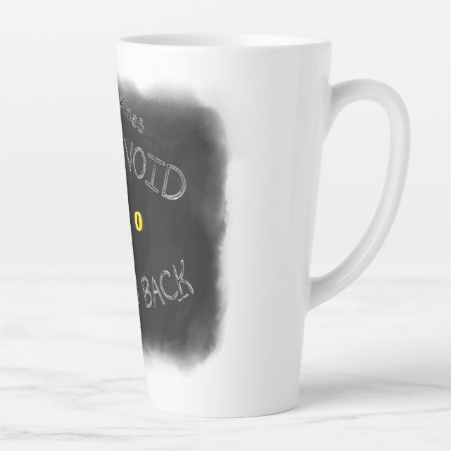 Taza De Café Latte El vacío retrocede (Derecha)