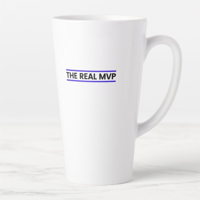 Taza De Café Latte El verdadero mvp (Derecha)