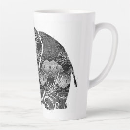 Taza De Café Latte Elefante