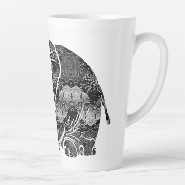 Taza De Café Latte Elefante (Derecha)