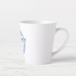 Taza De Café Latte Elegancia silenciosa, estilo audaz