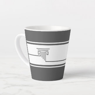 Taza De Café Latte Elegant Minimalist Latte Mug