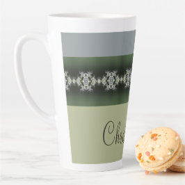 Taza De Café Latte Elegante diseño de vacaciones